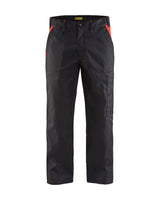 Blaklader Industry Trousers 14041800 - Black/Red #colour_black-red