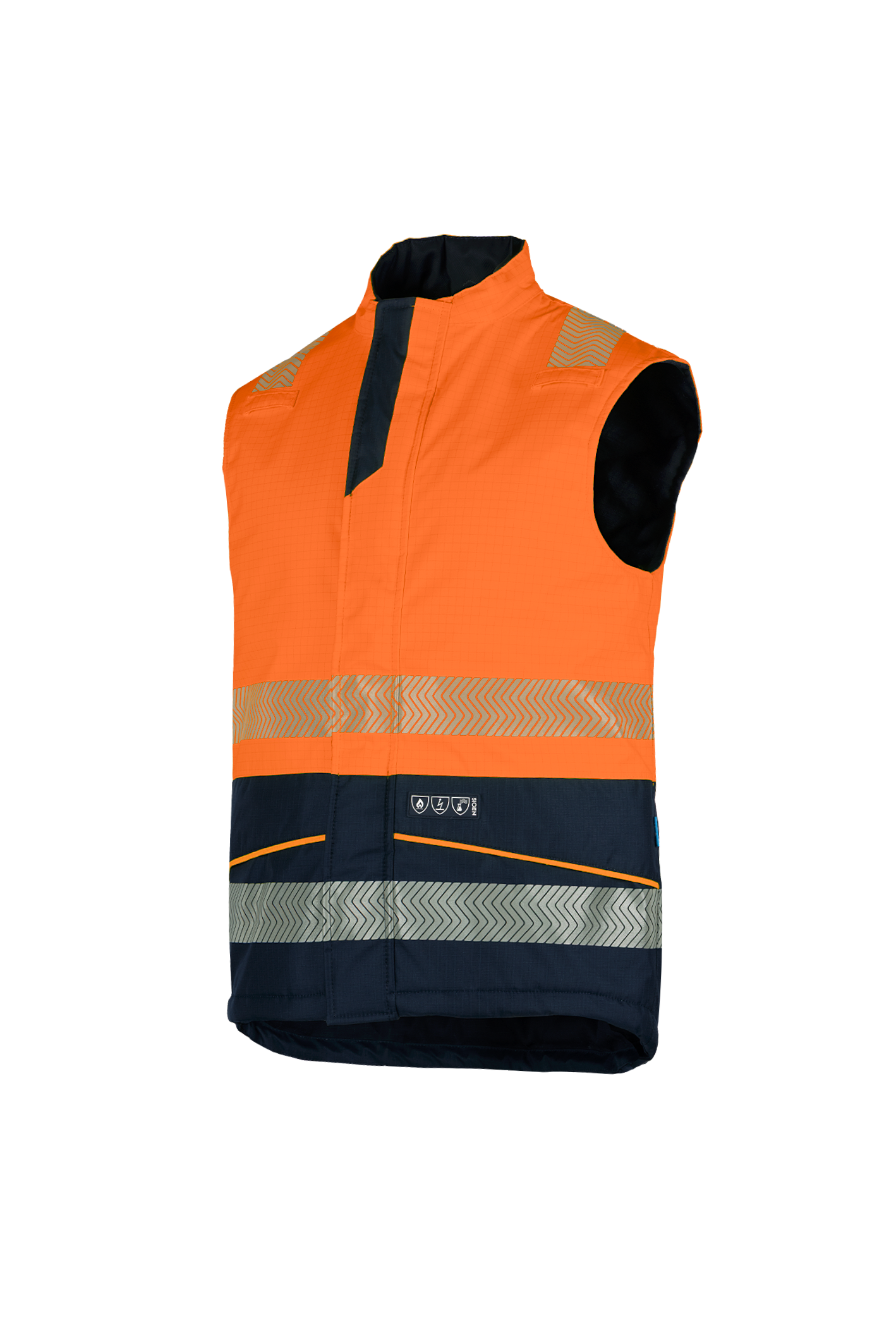 Sioen Vikja Flame Retardant Anti-Static Hi-Vis Bodywarmer