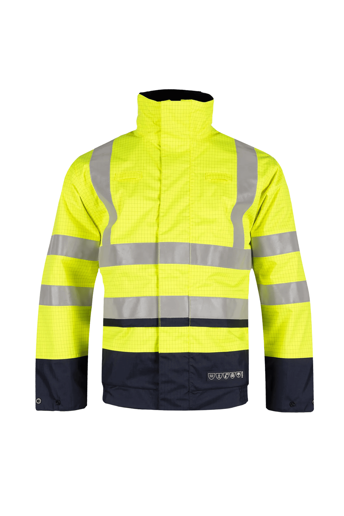 Sioen Jibou Flame Retardant Anti-Static Hi-Vis Rain Bomber Jacket