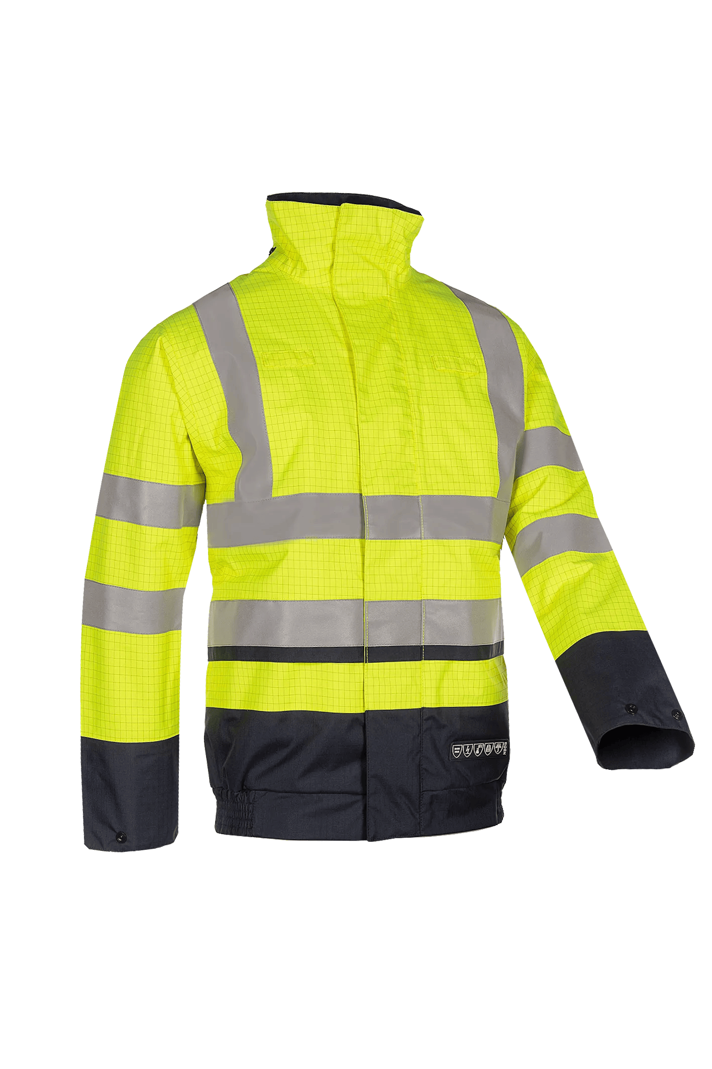 Sioen Jibou Flame Retardant Anti-Static Hi-Vis Rain Bomber Jacket