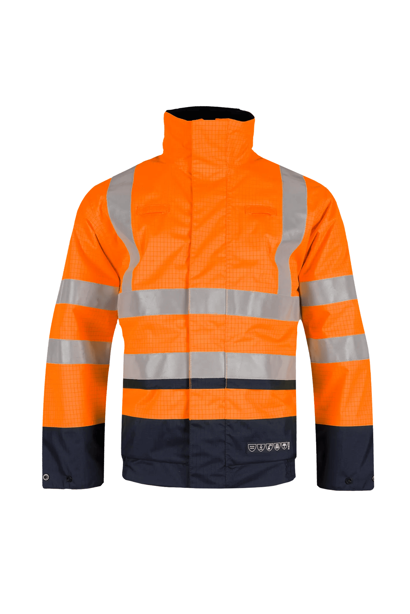 Sioen Jibou Flame Retardant Anti-Static Hi-Vis Rain Bomber Jacket