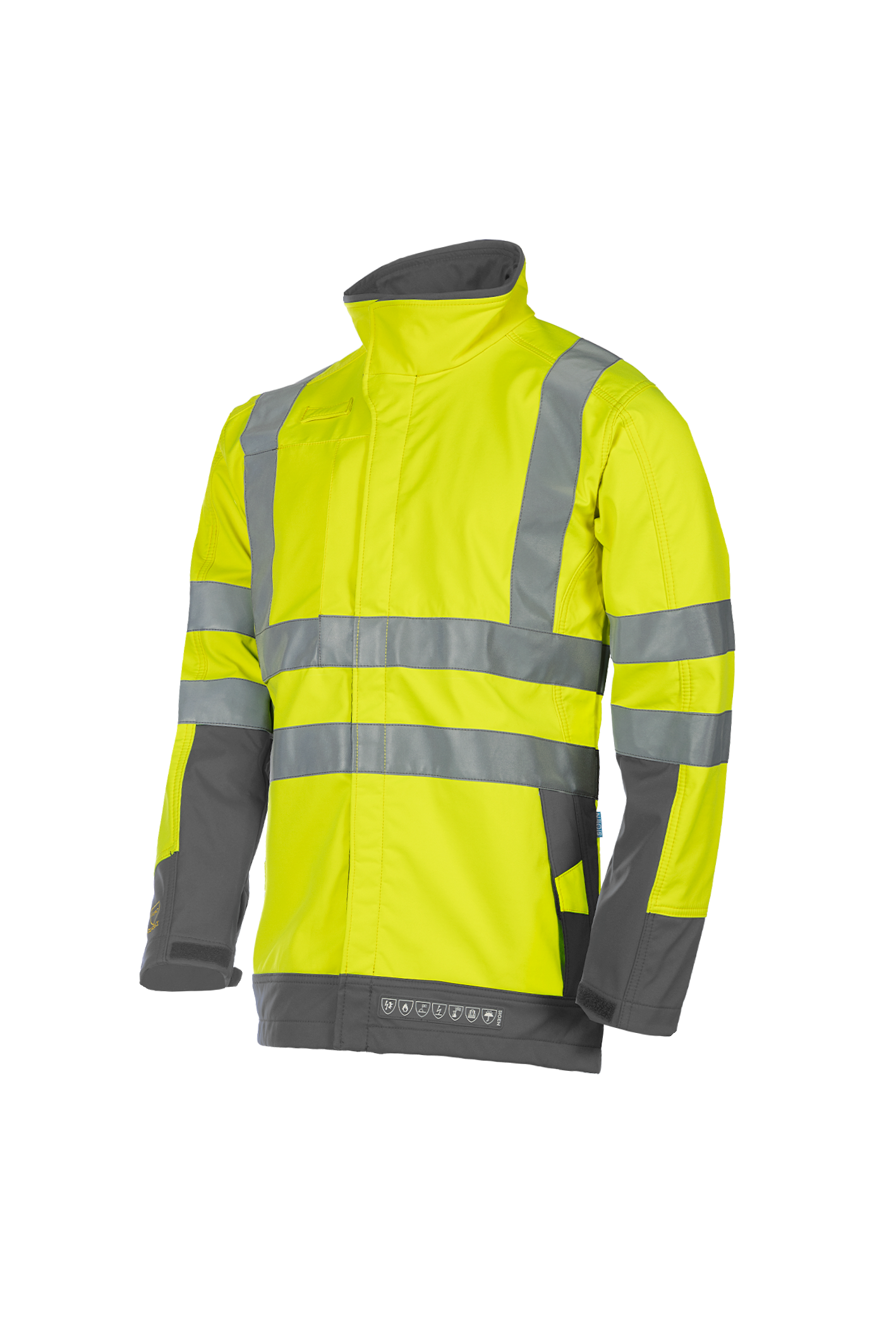 Sioen Playford Hi-Vis Softshell With Arc Protection