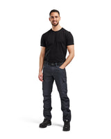 Blaklader Service Trousers Denim Stretch 1439 #colour_navy-blue