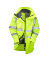 Leo Workwear CLOVELLY + HARTLAND Leo 3-in-1 Anorak + Fleece Jacket