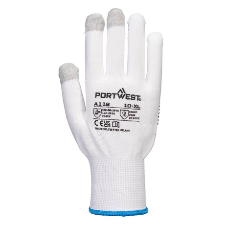Portwest Grip 13 PVC Dotted Touchscreen Glove (Pk12)