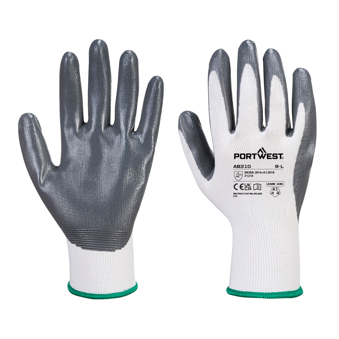 Portwest AB310 Grip 13 Nitrile Essential Multipack (Pk 12)
