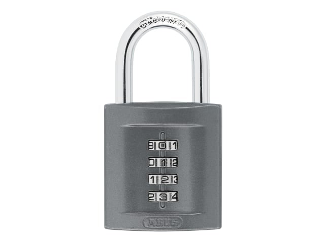 ABUS Mechanical 158/50 50mm Combination Padlock (4-Digit) Die-Cast Body Carded