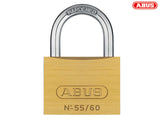 ABUS Mechanical 55/60mm Brass Padlock Carded