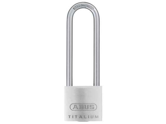 ABUS Mechanical 64TI/30mm TITALIUM Padlock 60mm Long Shackle Keyed Alike KA6312