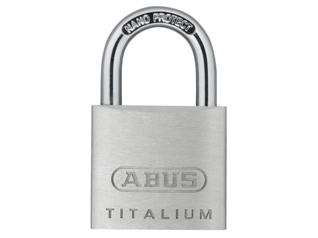 ABUS Mechanical 64TI/30mm TITALIUM Padlock Keyed Alike KA6312