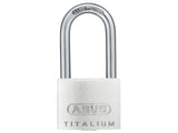 ABUS Mechanical 64TI/40mm TITALIUM Padlock 40mm Long Shackle Carded