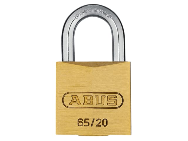 ABUS Mechanical 65/20mm Brass Padlock Keyed Alike 202