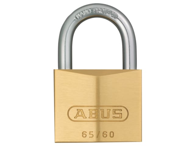 ABUS Mechanical 65/60mm Brass Padlock Carded