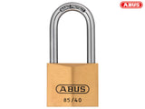 ABUS Mechanical 85/40mm Brass Padlock 40mm Long Shackle