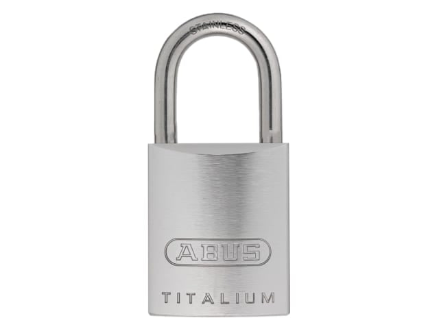 ABUS Mechanical 86TIIB/45mm TITALIUM Padlock Without Cylinder Stainless Steel Shackle