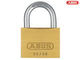 ABUS Mechanical 55/50mm Brass Padlock Keyed Alike 5501