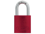 ABUS Mechanical 72/40mm Aluminium Padlock Red Keyed Alike TT02162