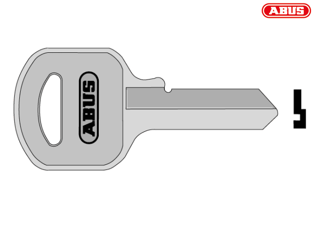 ABUS Mechanical 55/60 60mm Key Blank (K/A Only)