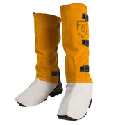 Future Garments Leather Welders Gaiters (Pair) With Touch And Close Straps
