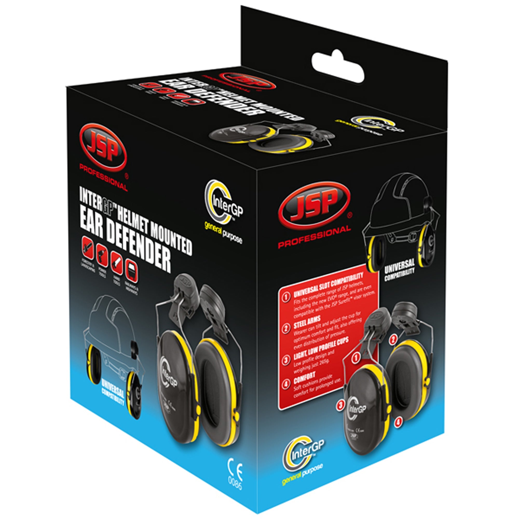 JSP InterGP Mounted Ear Defenders