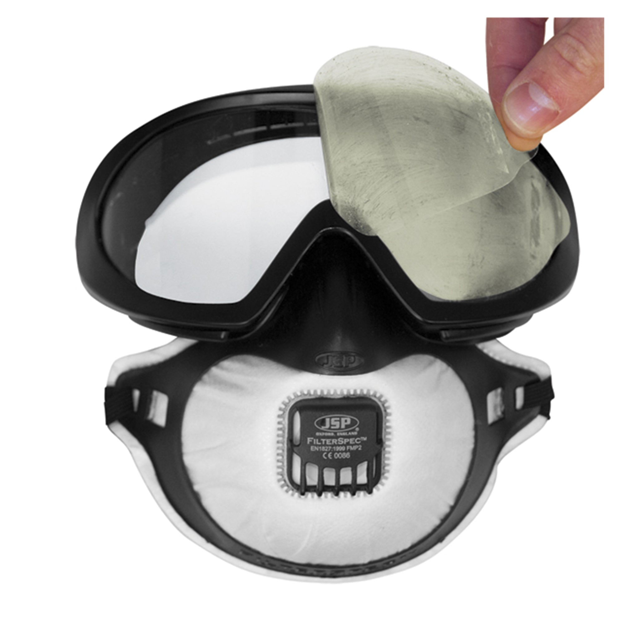 JSP Filterspec/ Stealth 9200 Peel off Visor Covers (Pack of 10)