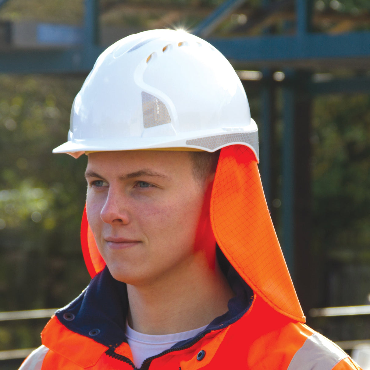 JSP UPF50 Neck Cape - Hi-Vis Orange