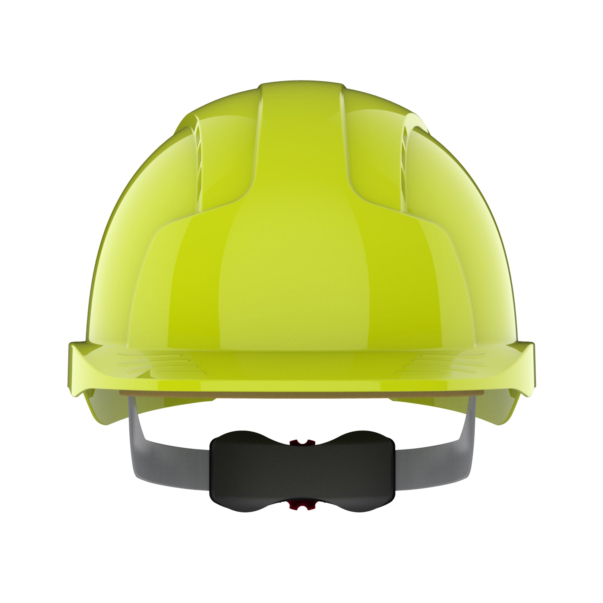 JSP EVOLite Safety Helmet - Wheel Ratchet - Vented - High-Visibility Yellow