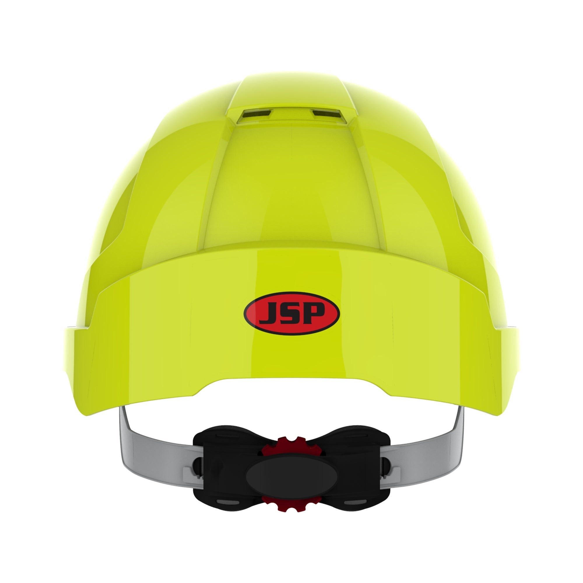 JSP EVOLite Safety Helmet - Wheel Ratchet - Vented - High-Visibility Yellow