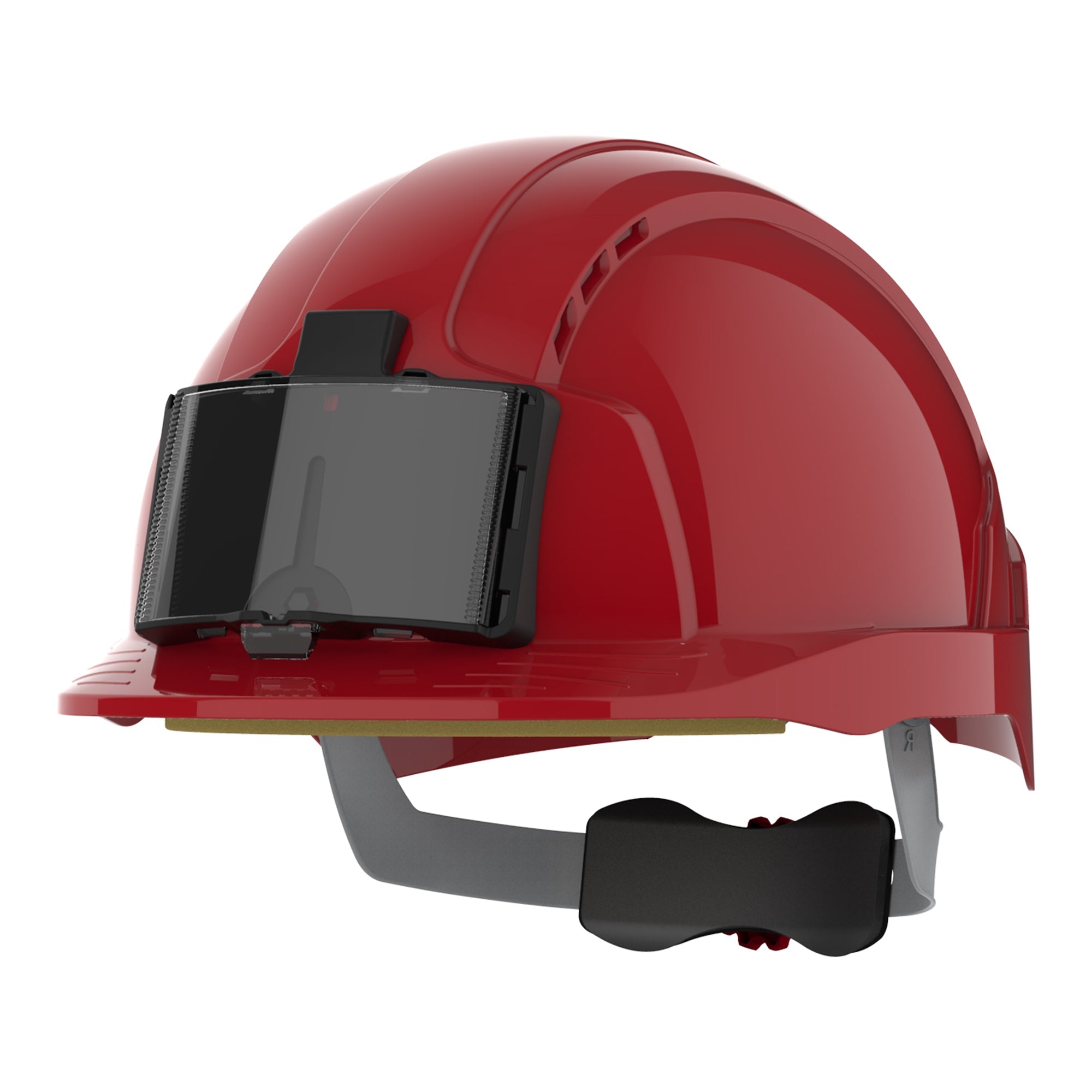 JSP EVOLite Safety Helmet with ID Badge Holder / Lamp Bracket