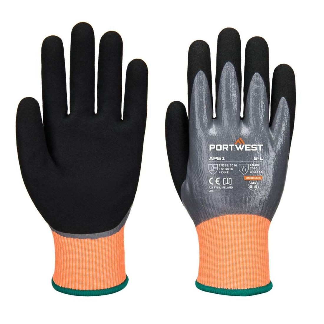 Portwest Cut F15 Nitrile Aqua Glove