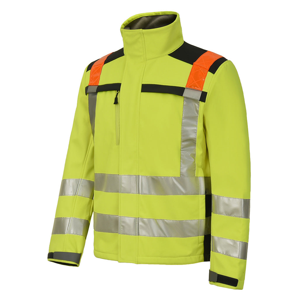 Future Garments Premium Amber Hi-Vis Soft Shell Fleece