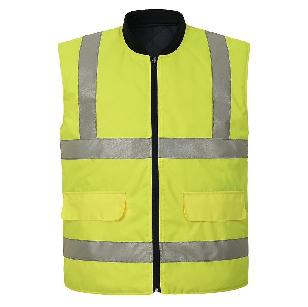 Future Garments Aqua Hi Vis Reversible Body Warmer