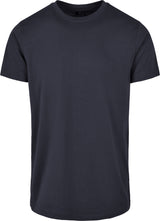 Build Your Brand Basic Basic Round Neck Tee - Navy