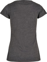 Build Your Brand Basic Women's Basic Tee - Charcoal