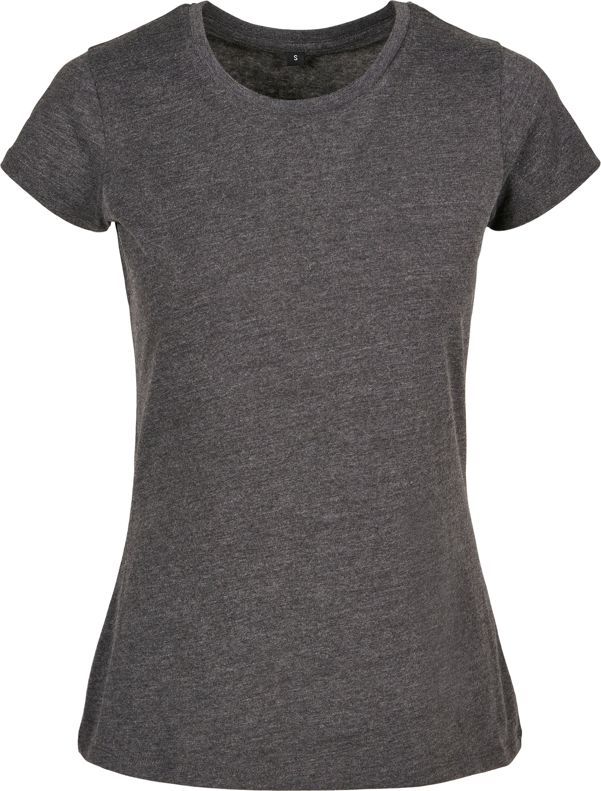 Build Your Brand Basic Women's Basic Tee - Charcoal