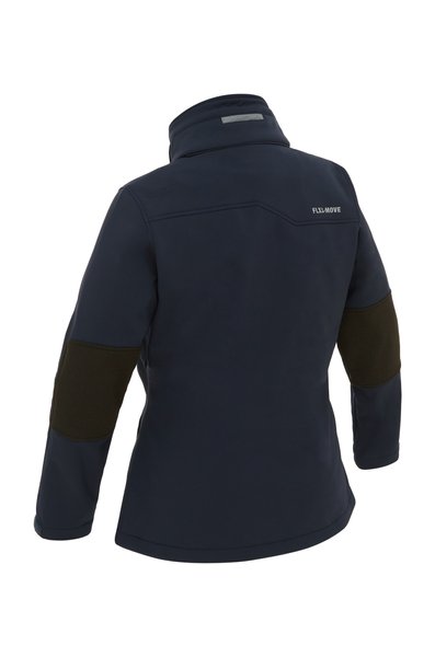 Bisley Womens Jacket Flx & Move™ Ripstop Softshell Jacket 320gsm #colour_navy