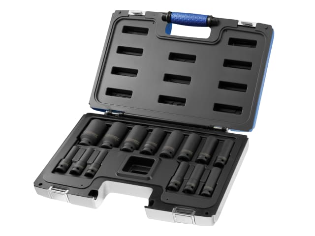 Expert 1/2in Drive Deep Impact Socket Set, 14 Piece