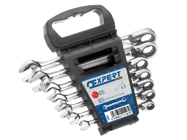 Expert Ratchet Combination Spanner Set, 7 Piece