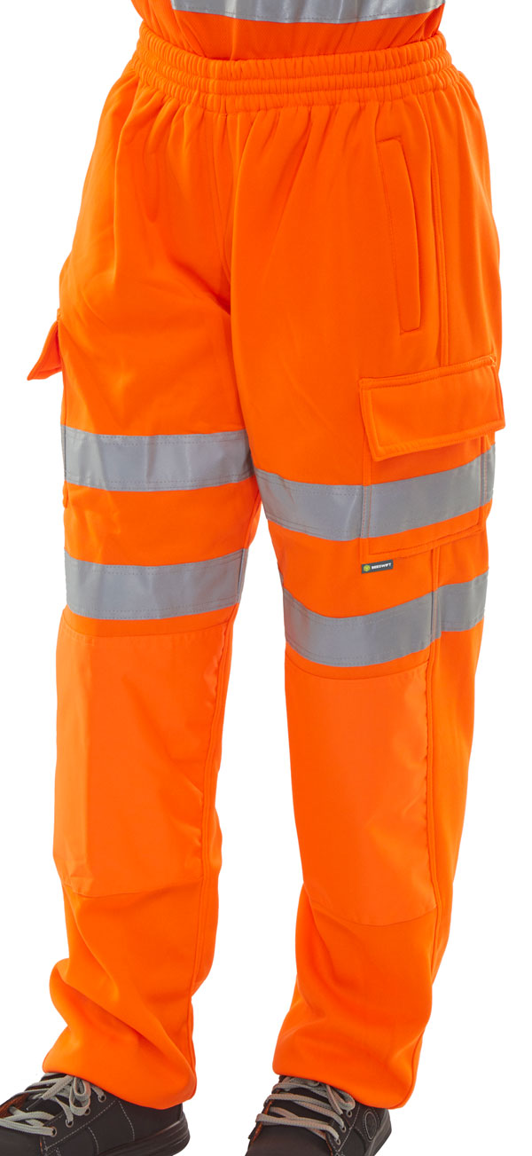 Beeswift Hi Viz Sweat Jog Bottom