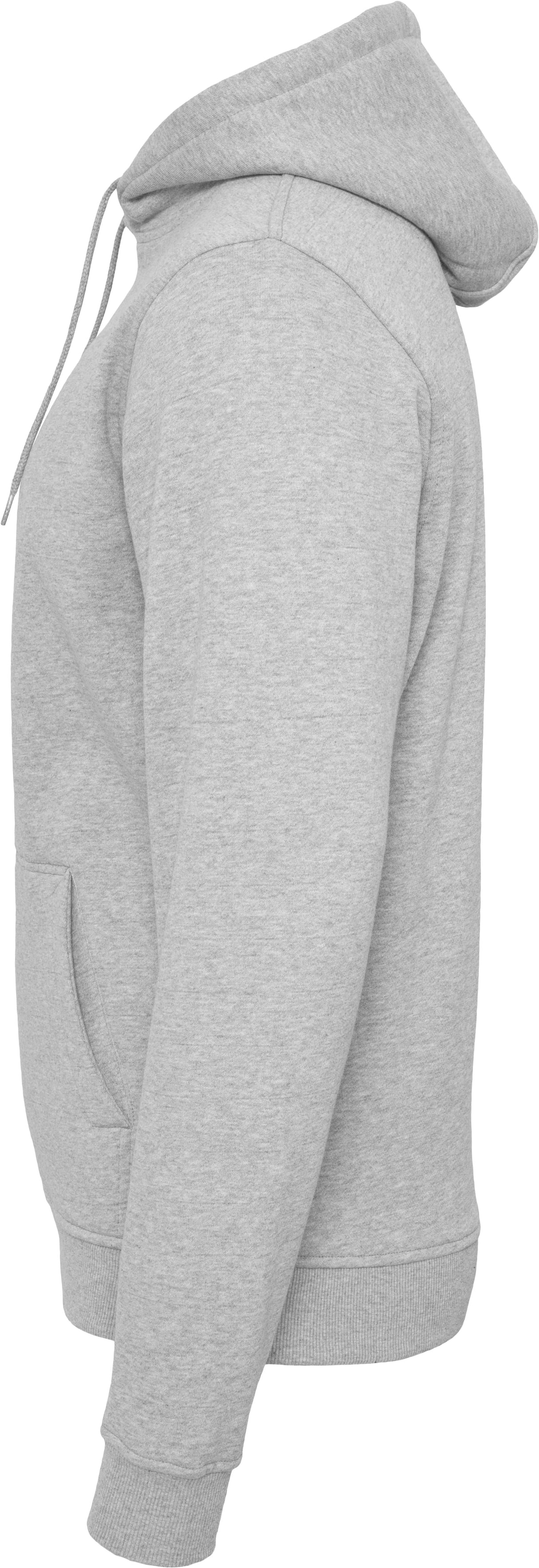 Build Your Brand Heavy Hoodie - Heather Grey