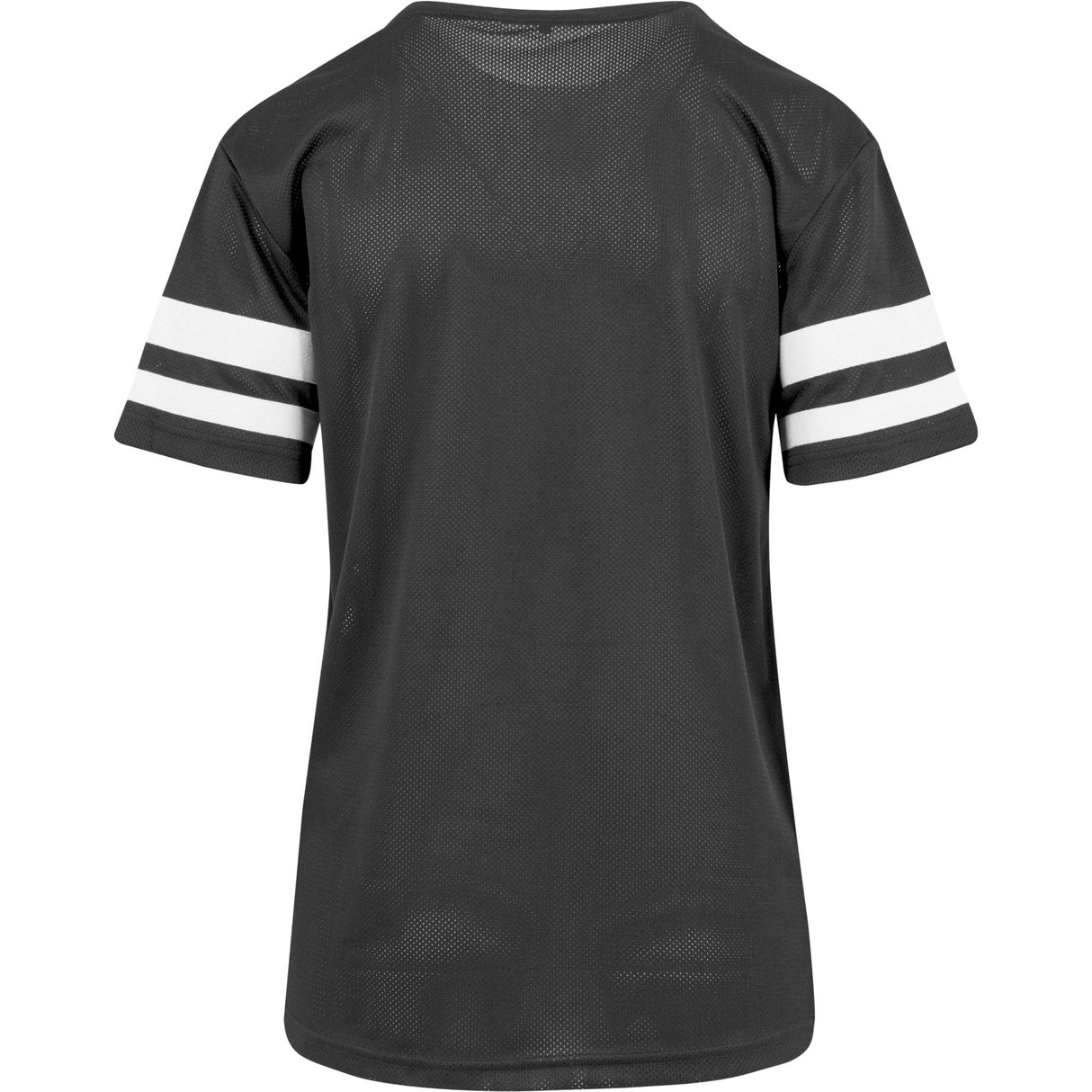 Build Your Brand Women's Mesh Stripe Tee