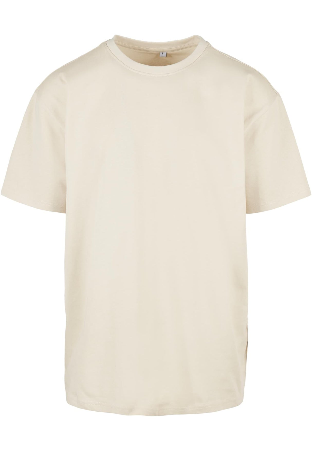 Build Your Brand Heavy Oversized Tee - Sand