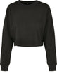 Build Your Brand Women's Terry Cropped Crew