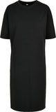 Build Your Brand Women's Organic Oversizes Slit Tee Dress