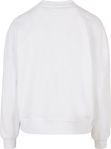 Build Your Brand Women's Oversized Crew Neck Sweatshirt