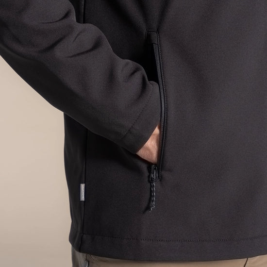 Craghoppers Expert Men's Expert Kiwi 3-Layer Softshell Waterproof Jacket with Warm Microfleece Lining