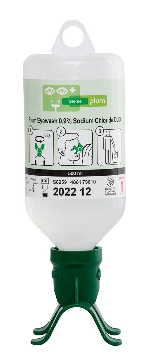 Beeswift Plum Eyewash 0.9 Percent Sodium Chloride Duo