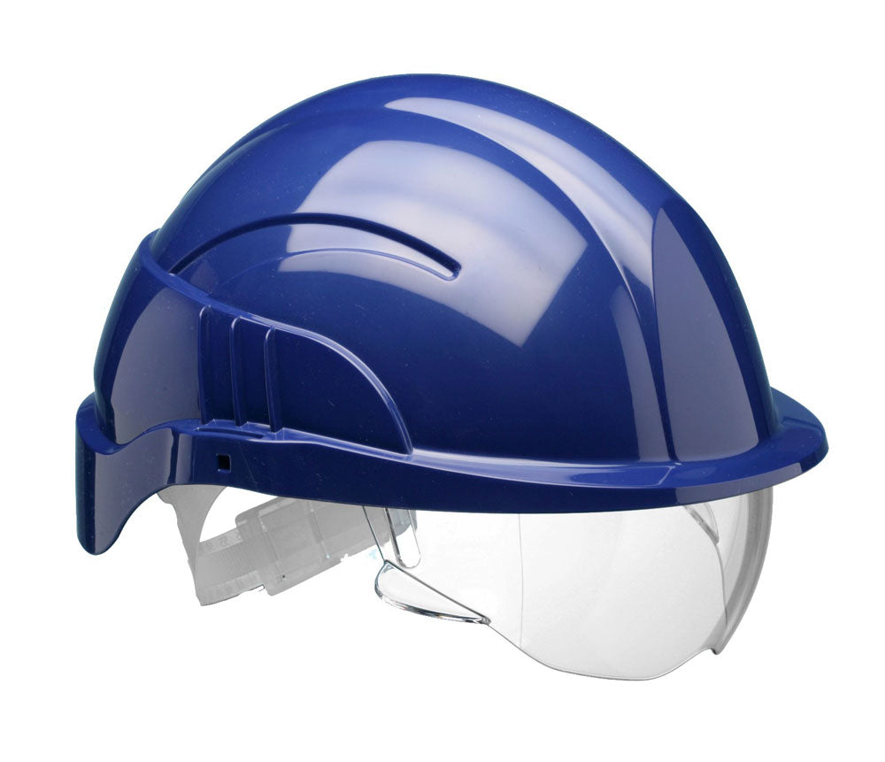 Beeswift Vision Plus Safety Helmet With Integrated Visor