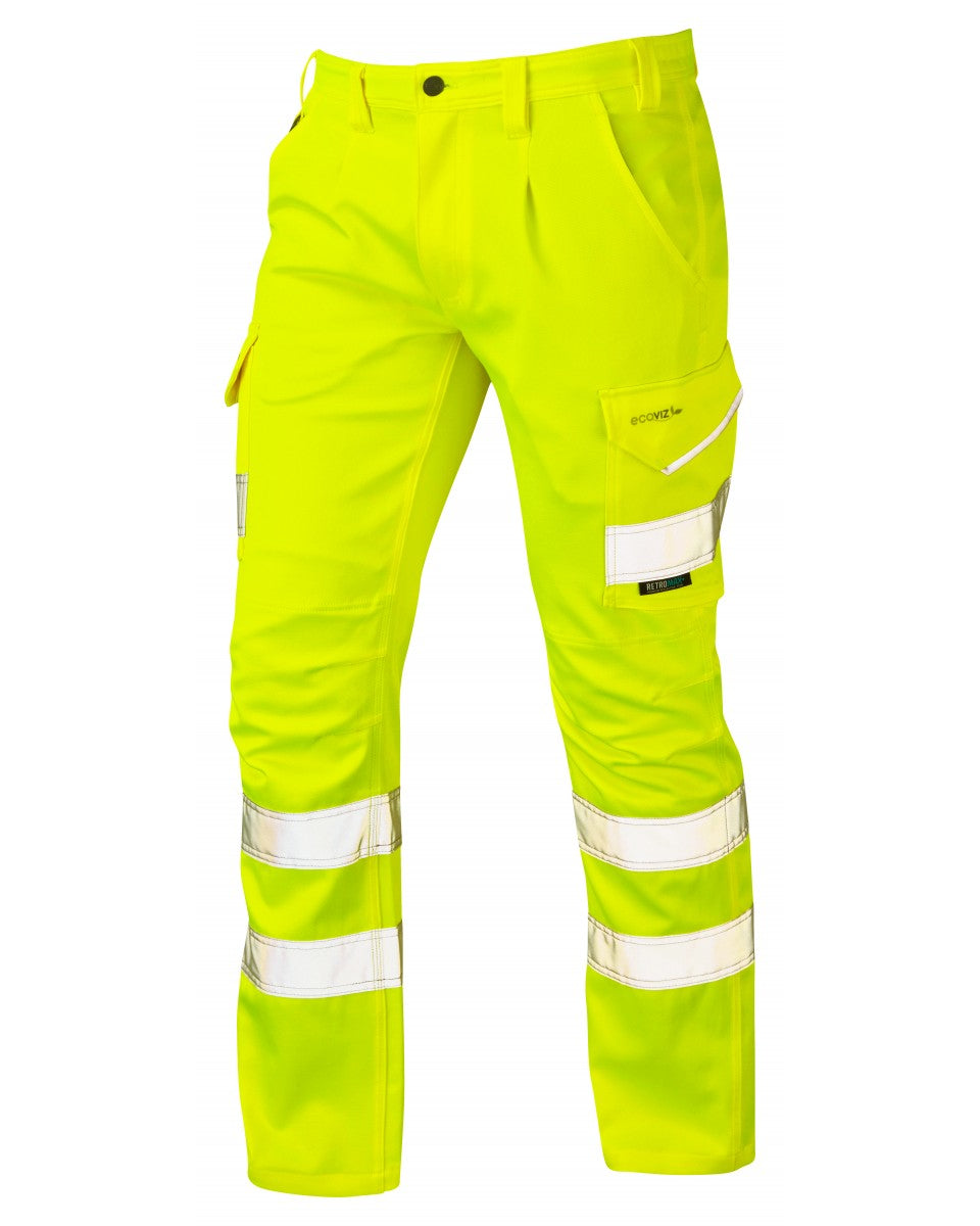 Leo Workwear KINGFORD Leo EcoViz Stretch Cargo Trouser