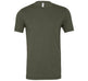 Bella Canvas Unisex Triblend Crew Neck T-Shirt - Military Green Triblend